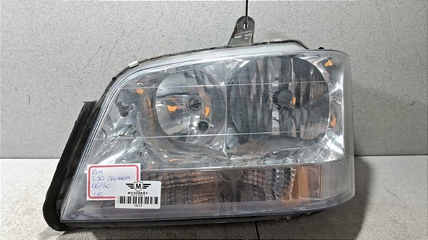 Farol Lado Esquerdo GM S-10/Blazer  2006 a 2010 (Paralelo)