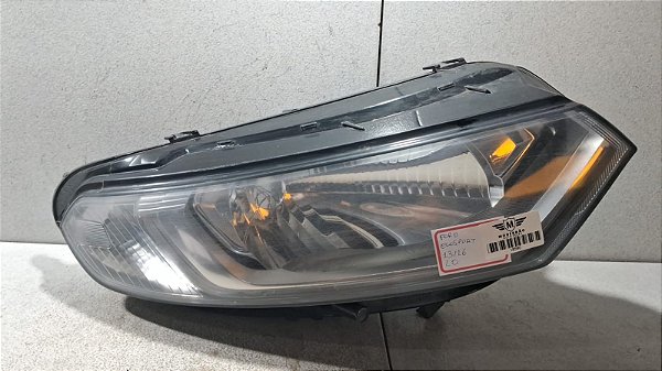 Farol Lado Direito Ford Ecosport 2013 a 2016 Com Led