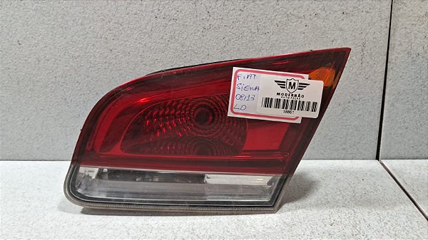 Lanterna Lado Direito Fiat Siena 2008 a 2013 Mala