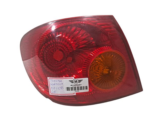 Lanterna Lado Esquerdo Toyota Corolla 2003 a 2008 Arteb