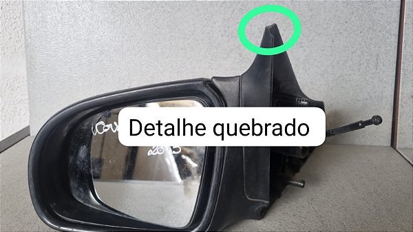 Retrovisor Lado Esquerdo chevrolet Corsa 1996 a 2013 manual /Paralelo