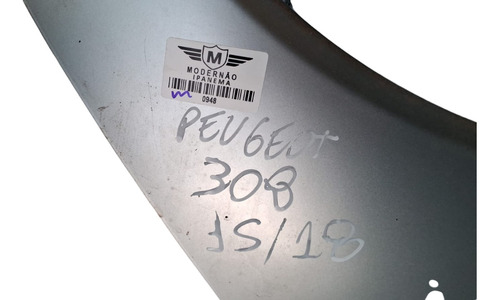 Tampa Traseira Peugeot 308 2015 A 2019 Com Detalhe
