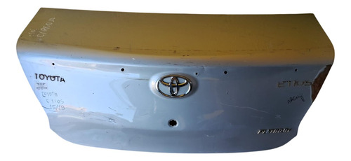 Tampa Traseira Toyota Etios Com Regua 2015 A 2019