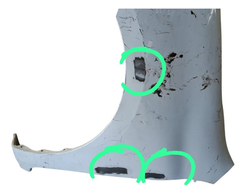 Paralama Lado Esquerdo Nissan March 2011 A 2014 Com Detalhe