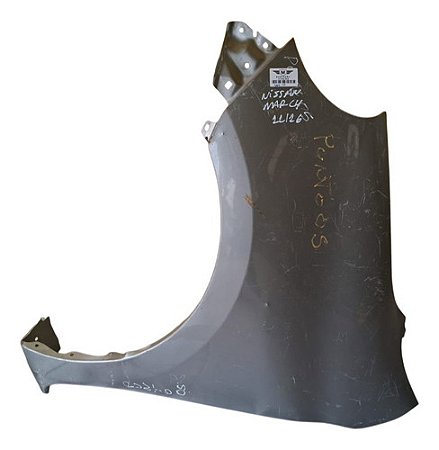 Paralama Lado Esquerdo Nissan March 2011 A 2016 Com Detalhe