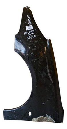 Paralama Lado Esquerdo Peugeot 206 1999 A 2010 Com Detalhe