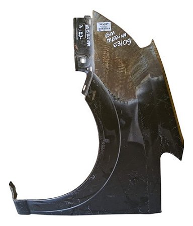 Paralama Lado Esquerdo Gm Meriva 2003 A 2009 Com Detalhe