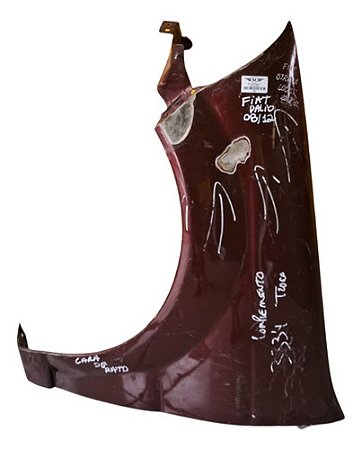 Paralama Lado Esquerdo Fiat Palio 2008 A 2012 Com Detalhe