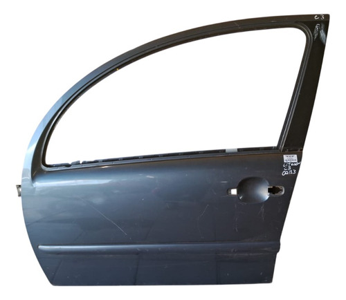 Porta Dianteiro Esquerdo Citroen C3 2002 A 2013 Com Detalhe