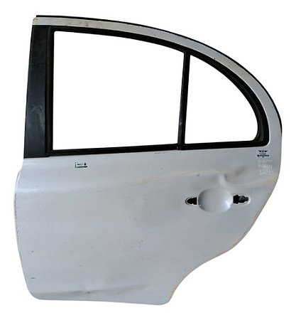 Porta Traseiro Esquerdo Nissan March 2012 A 2015 Com Detalhe