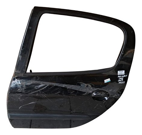 Porta Traseiro Esquerdo Peugeot 206/207 2000 A 2014 Detalhe