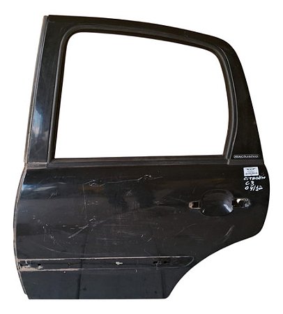 Porta Traseiro Esquerdo Citroen C3 2004 A 2012 Com Detalhe