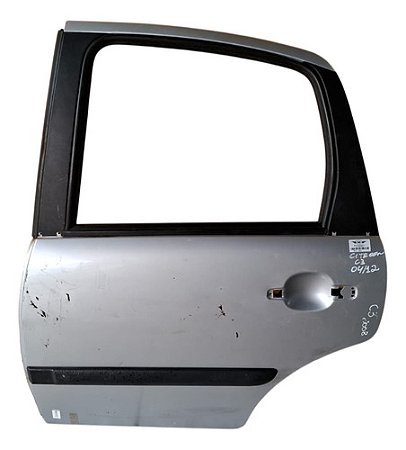Porta Traseiro Esquerdo Citroen C3 2004 A 2012 Com Detalhe