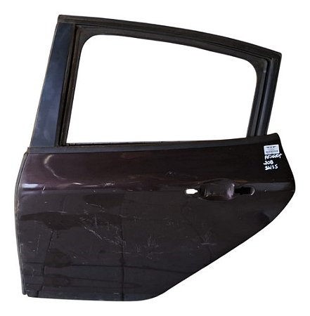 Porta Traseiro Esquerdo Peugeot 208 2012 2013 2014 2015