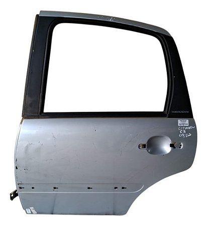 Porta Traseiro Esquerdo Citroen C3 2004 A 2012 Com Detalhe