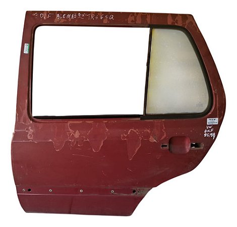 Porta Traseiro Esquerdo Vw Golf 1995 1996 1997 1998