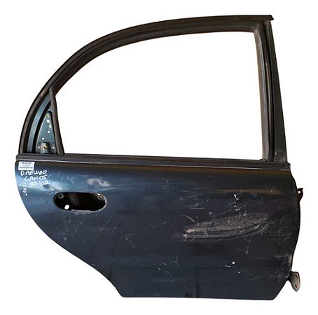 Porta Traseira Direita Daewoo Lanos 1997 A 2002 Com Detalhe