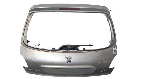 Tampa Traseira Peugeot 206 1998 a 2012 Com detalhe