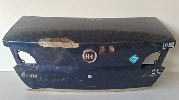 Tampa Traseira Fiat Siena Sedan 2011 a 2015 Com detalhe