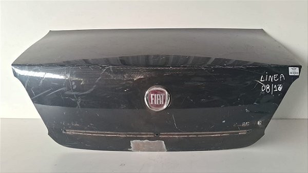 Tampa Traseira Fiat Linea Sedan 2008 a 2012 Com detalhe