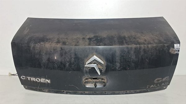 Tampa Traseiro Sedan Citroen C4 2008 a 2013 Com detalhe