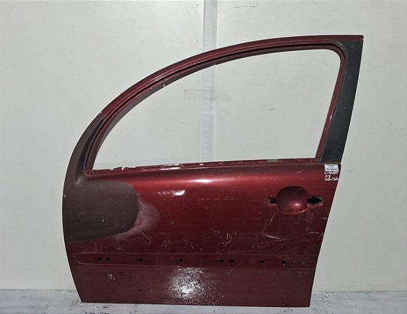 Porta Dianteira Esquerdo Citroen C3 2002 a 2012 Com detalhe