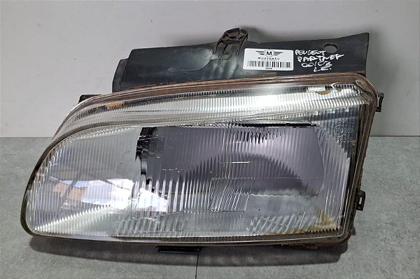Farol Esquerdo Peugeot Partner 2000 a 2003 Com detalhe