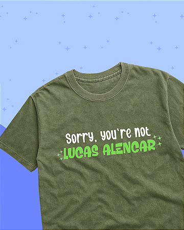 Camiseta "Lucas Alencar"