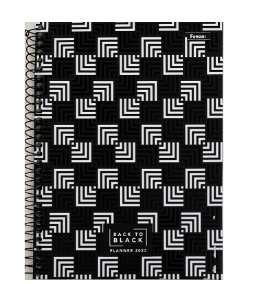 Planner PT Black to Black 177x240