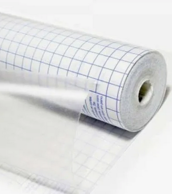 Plástico Adesivo Transparente – 45 cm de Largura (Venda por Metro)