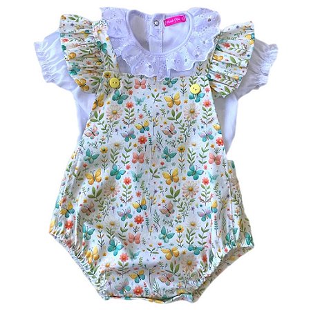 Body Jardineira com Blusa - Melissa