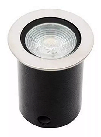 Embutido De Solo e Piso De Led 3927-s-ie 4w 2700k Inox Interlight