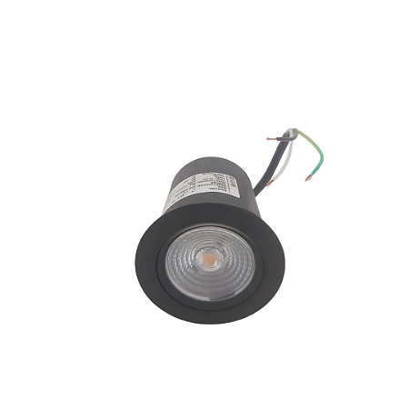 Embutido De Solo e Piso De Led 3927-s-pm 4w 2700k Preto Interlight