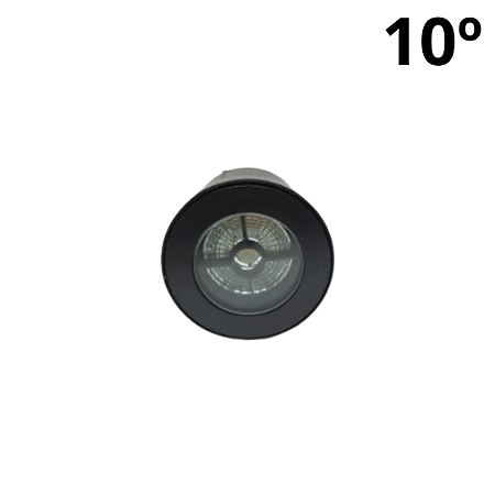 Embutido De Solo e Piso De Led 3649-fe-s-pm 8w 2700k 10º Preto Interlight Com Antiofuscante