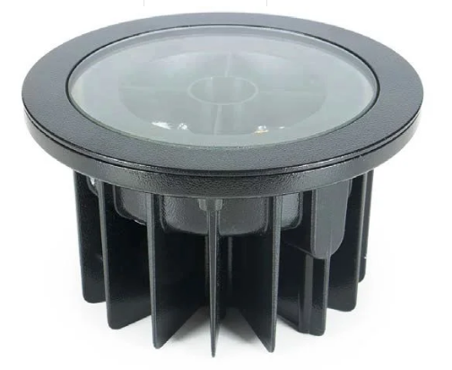 Embutido De Solo e Piso De Led 3651-ab-s-pm 16w 2700k 30º Preto Interlight Com Antiofuscante