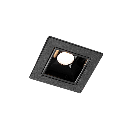 Spot de Embutir Picco 4991-ab-s-pm 3w 2700k Preto Interlight