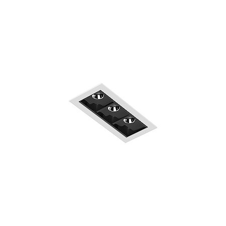 Spot de Embutir Picco 4992-ab-s-bm 7w 2700k Branco/Preto Interlight
