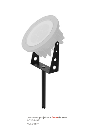 Acessorio para finco projetor de 8w ACS.3649F