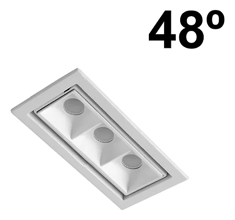 Spot de Embutir Picco 4992-ma-s-bm/rb 7w 2700k 48º Branco Interlight
