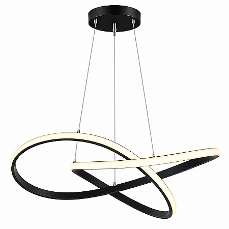 Pendente Led Torçat Pe-221/48.50 50cm 48w 3000k 2880lm +luz