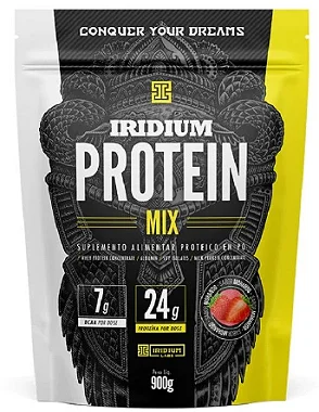 whey protein mix 900g iridium morango