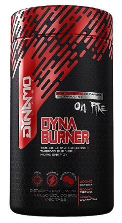 magnésio e cafeina dyna burner 60 tabs dynamo