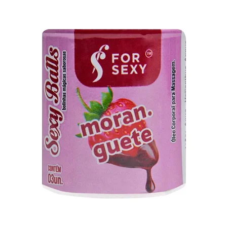 Bolinhas Mágicas Moranguete Sexy Balls 03 Unidades For Sexy