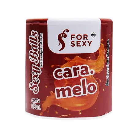 Bolinhas Mágicas Caramelo Sexy Balls 03 Unidades For Sexy