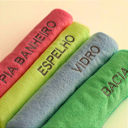 Kit para Banheiro (4 panos pequenos de 40x40)