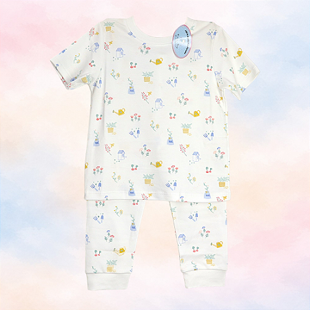 Pijama Blusa e Calça MC - Jardim