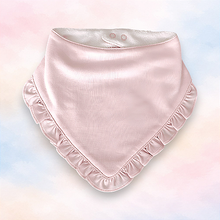 Babador Bandana - Rosa Liso