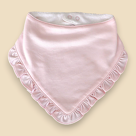 Babador Bandana - Rosa Liso