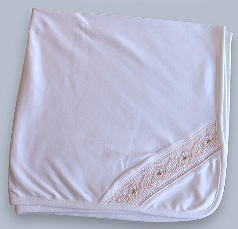 Manta Smock Flor Salmão