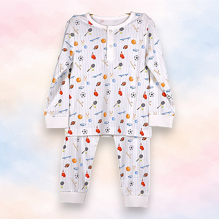 Pijama Blusa e Calça ML - Esportes Menino